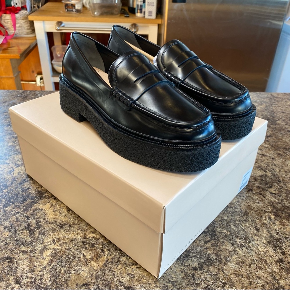 Rikki Black Platform Loafer *NEW*